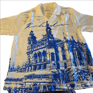 Rhude Silk Cathedral Button Up Shirt Size Small NWT